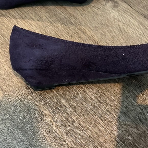Dark purple ballet flats - Picture 4 of 4